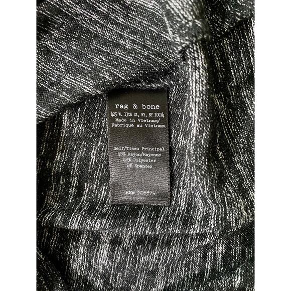 Rag & Bone Womens Black Heather Twist Back Tank Top Size Sm w262C016A NWT - Picture 5 of 10